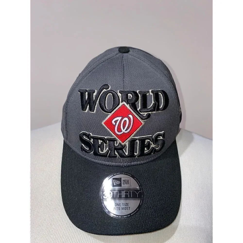 New Era Washington Nationals Grey/Black National League Champions Hat
